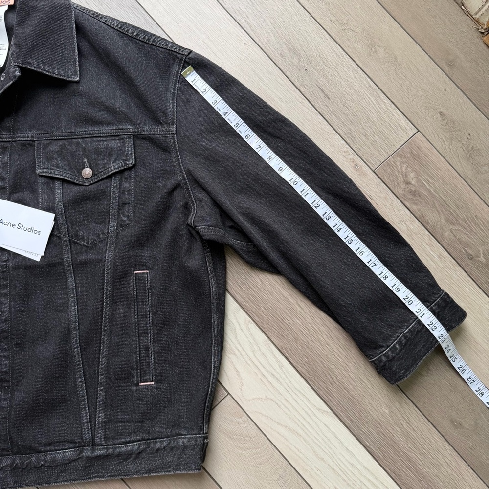 Acne Dark Denim Jacket - Picture 5 of 8